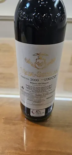 Vinho Vega Sicilia Unico safra 2000