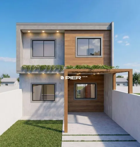 Sobrado com 3 dormitórios à venda, 86 m² por R$ 590.000,00 - Atuba - Curitiba/PR