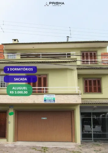 Casa Sobrado, 3 dormitórios em bairro residencial próximo a supermercados, aveni