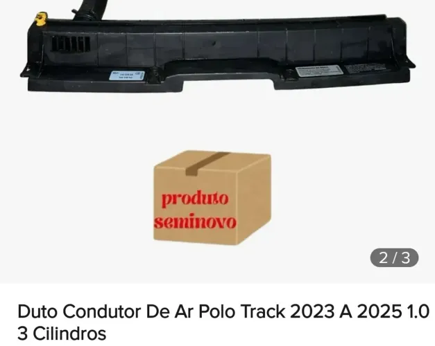 Condutor de ar motor 1.0 mpi Polo track