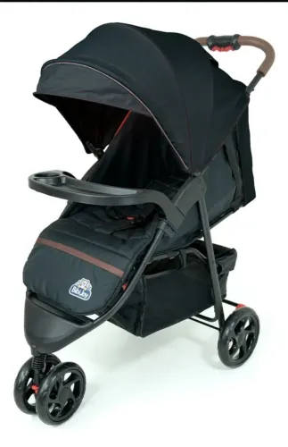 Kit Bebê Completo: Carrinho Bibi Joy + Bebê Conforto Maxi Baby Preto