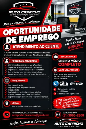 Vaga para consultor técnico
