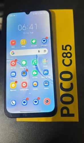 Smartphone Poco C85 4G 8gb 256gb NFC 120hz 6000mah