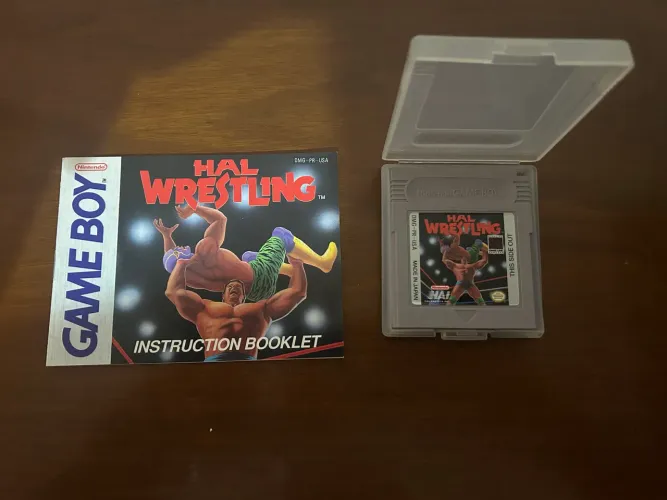 Hal Wrestling Game Boy com manual