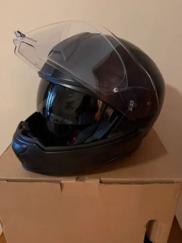 Capacete BMW - Preto Fosco Carbono - SYS 7 Evo Carbon Ece