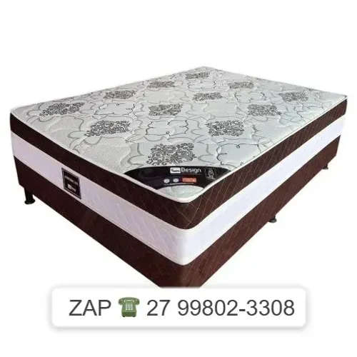 CAMA BOX MOLAS AMERICA 138 X 188 X 64 - FRETE GRATIS