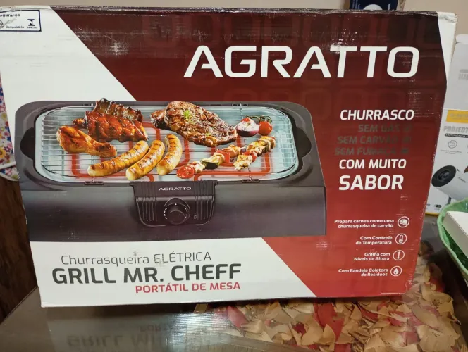 Churrasqueira elétrica grill nova