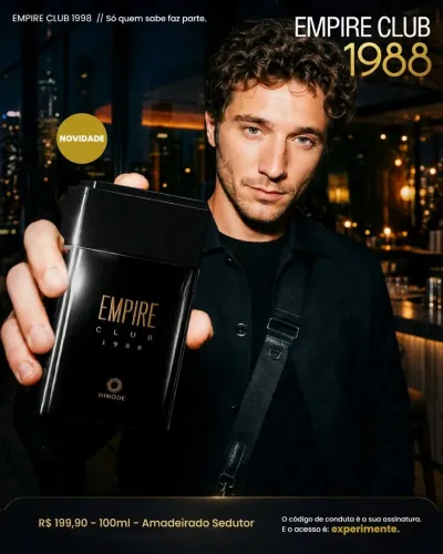 Empire Club 1988 Original 100ml - Novidade