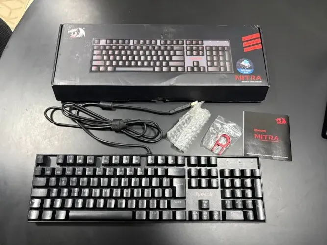 Redragon Teclado Mecânico Mitra K551-1 Single Color Switch Blue