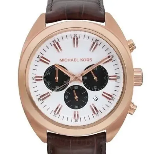 RELÓGIO MICHAEL KORS MK8271 ORIGINAL ROSE GOLD 47MM FUNCIONANDO