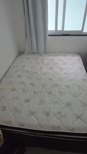 Cama Box Casal - Colchão Ortobom Magestic Super Pocket