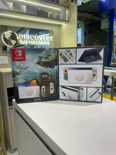Nitendo Switch Oled Edição Especial Zelda Novo/Lacrado 1 Ano de garantia