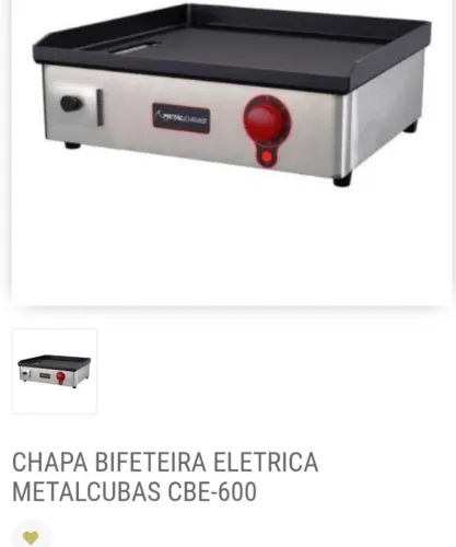 Chapa de hambúrguer 