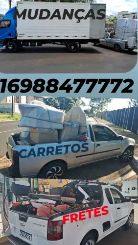 Caminhão picap carretos mudanças profissional