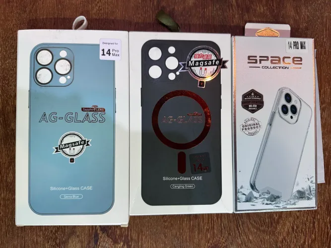 3 Capinhas 14 pro max novas