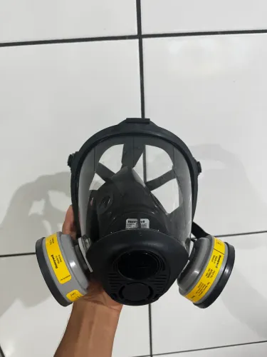 Máscara Respiradora Facial Inteira Honeywell com Filtros Duplos