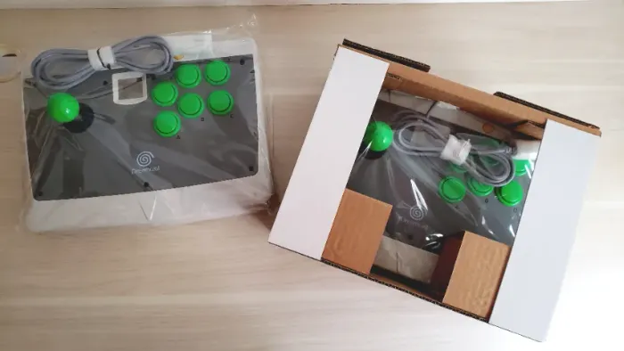 Kit com 2 Controles Arcade - Dreamcast