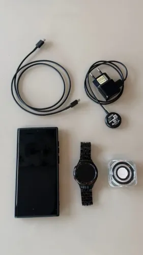 Vendo Celular Samsung + Samsung Watch + Samsung Galaxy Ring : SEM DEFEITO e SEM ARRANHAO 