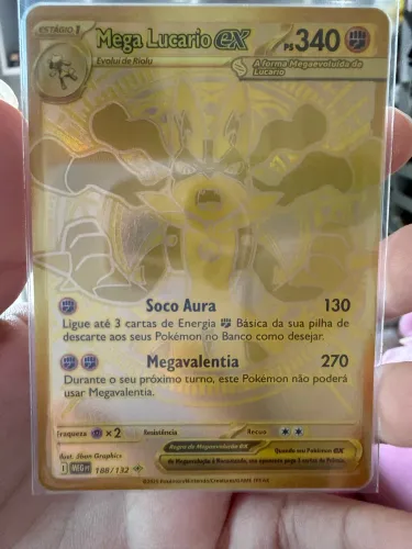 Carta de Pokémon tcg lucario SAR NM