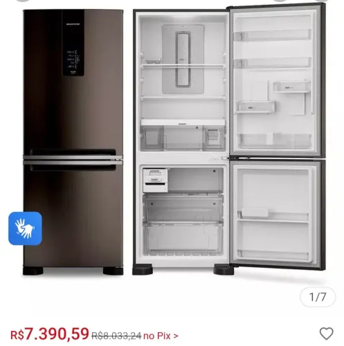 Geladeira inverse Brastemp 480L