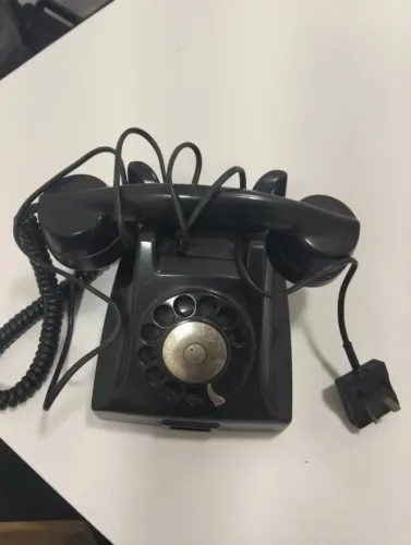 Telefone De Disco Antigo Vintage Ericsson - Relíquia -