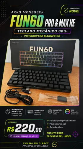 Teclado Magnético Akko Monsgeek 60%