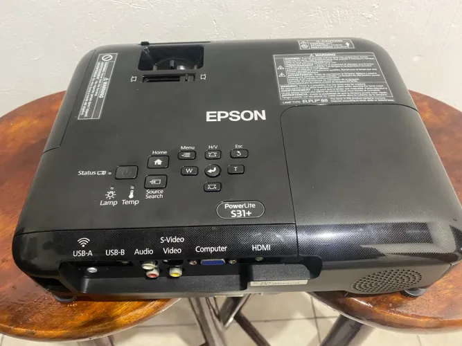 OPORTUNIDADE !! PROJETOR TOP DE LINHA EPSON POWERLITE S31+