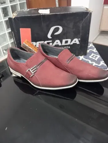Sapato Social Couro Marca PEGADA - Pouco Uso (1 vez) - Estilo Premium