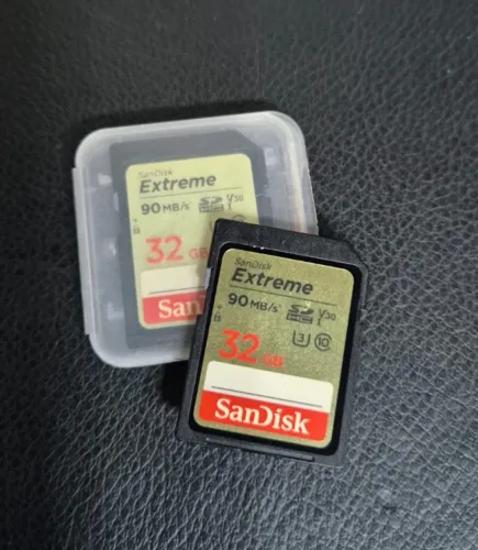 2 Cartões SD SanDisk Extreme 32GB |90 MB/s