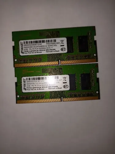 2 Memória RAM para notebook, 4 gb, DDR4 sodim