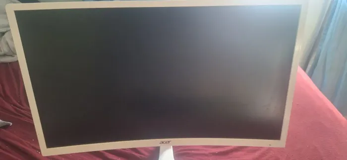 Monitor de 60hr 4k tela curva branca 