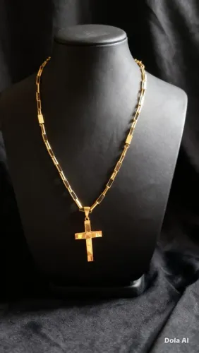 Corrente aço inoxidável pegar havan ou posto Canaã