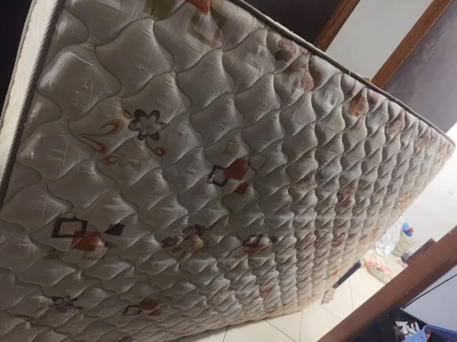 Cama de madeira+ colchão