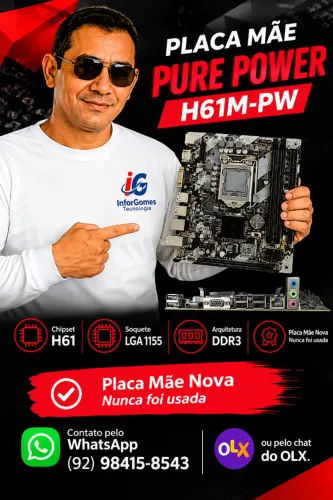 Placa Mãe Pure Power H61M-PW DDR3