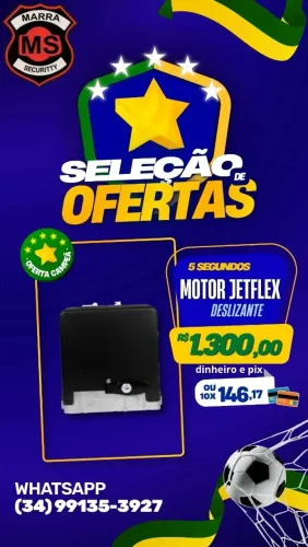 Motor rápido portão de correr