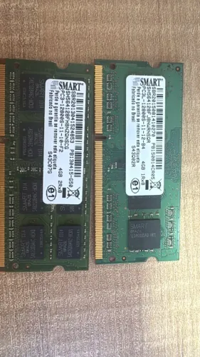 Kit Memória RAM Notebook DDR3L 8GB (2x4GB) 1600MHz SMART