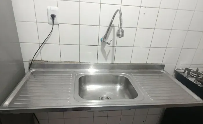Pia inox cozinha