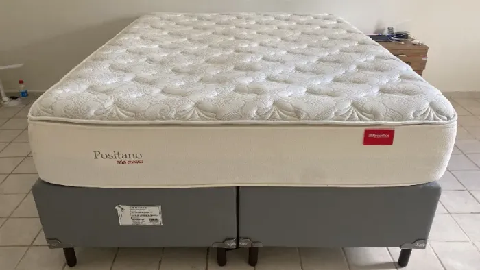 Cama queen molas ensacadas com base