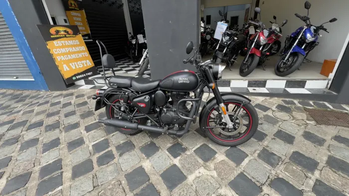 RE Classic 350 Dark - 2024 - Aceito moto na troca