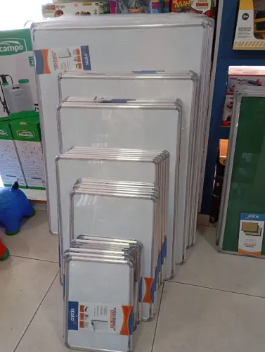 Temos Quadro Branco Lousa Original Stalo Diversos Tamanho Moldura de Aluminio novo lacrado