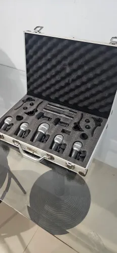 Microfones Bateria Jogo Da Karsect K7c 7 Peças