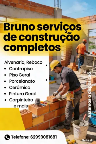 Pedreiro na diária 