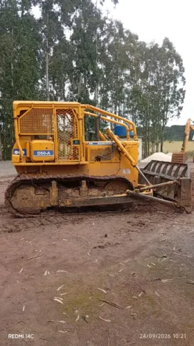 Trator de Esteiras Komatsu D50 ano 1979 nacional