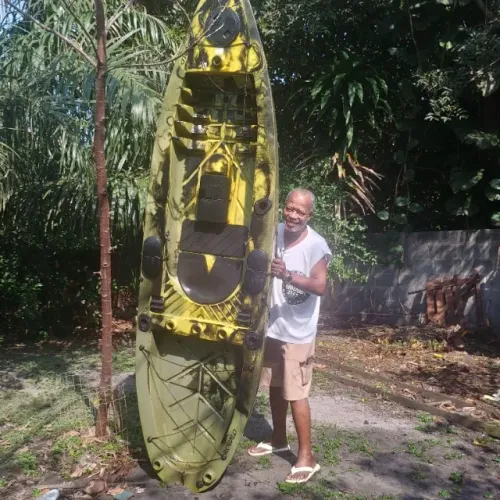 Caiaque Robalo Standard Caiaker Pesca & Lazer (Possuí banco & remo) Sem Defeitos