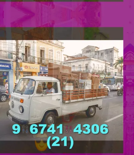 frete para sua mudança em bairros como: Penha, Bangu e Campo Grande!