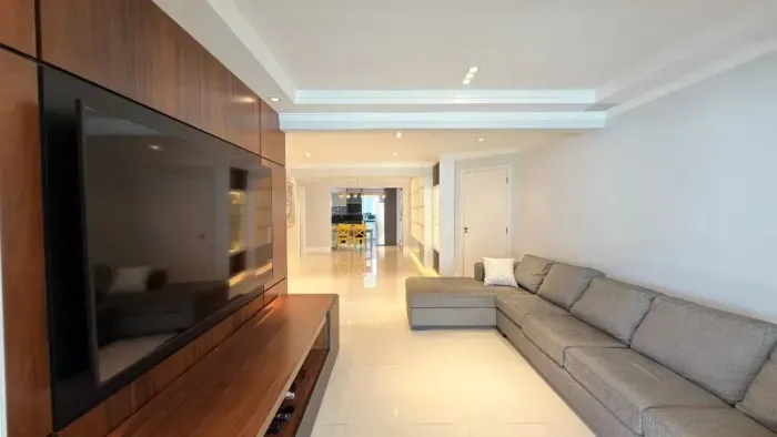 Apartamento alto padrão para locação, mobiliado, Chácara Inglesa, 203 m², 3 dorms, 2 suite