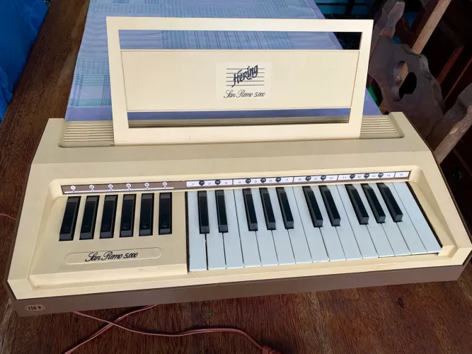 ? Órgão Eletrônico San Remo 5000 - Vintage - Funcionando - 110V