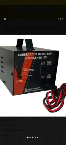 Carregador de bateria 12v vedamotos