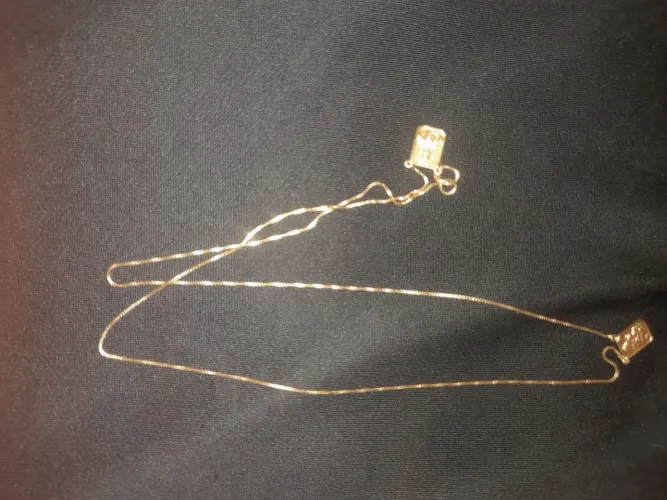 Escapulario de ouro 18k