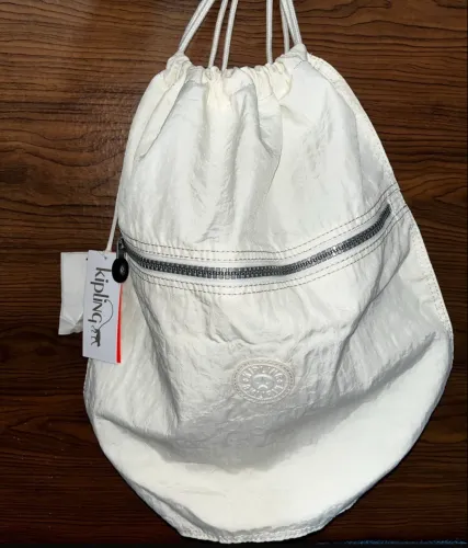 Mochila Kipling Saco Off White